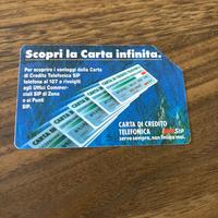 Scheda telefonica rara SIP