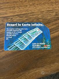 Scheda telefonica rara SIP