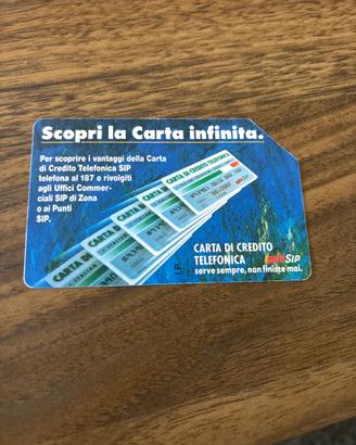 Scheda telefonica rara SIP