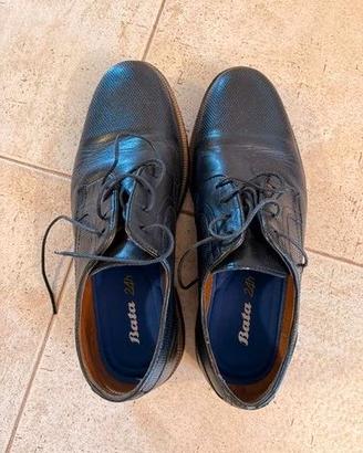 Scarpe eleganti uomo in pelle nere Bata num 40