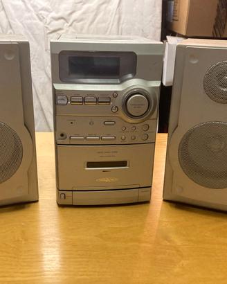 RADIO CASSETTE CD IRRADIO CON DUE ALTOPARLANTI