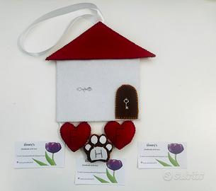 Decorazione Fuori porta fatto a mano pannolenci