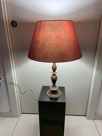 lampada da tavolo anni 50 in ottone massiccio