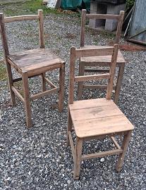 sgabelli e sedie vintage