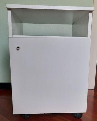 Comodino / Mobiletto Ufficio con Ruote 