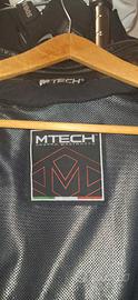 giubotto moto pelle Mtech Tg 48