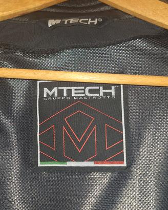 giubotto moto pelle Mtech Tg 48