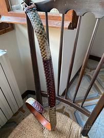 Cintura in vero rettile vintage