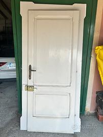 Porta da interni legno massiccio anni 70