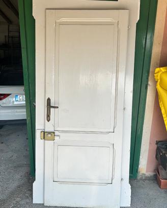 Porta da interni legno massiccio anni 70