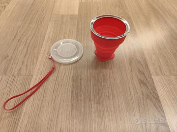 Bicchiere pieghevole da viaggio
