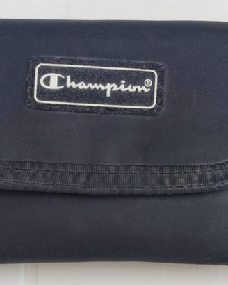 Portafoglio nero Champion 