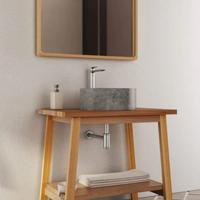 Mobile bagno sottolavabo 80 cm in legno