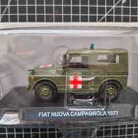 Modellino di FIAT Nuova Campangnola dei carabinier