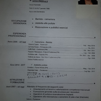 Badante barista cameriera pulizie