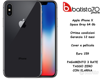 Apple iPhone X Space Gray 64 Gb