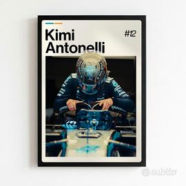 quadro poster kimi antonelli 