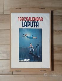 Laputa Calendario Giapponese 1992  Miyazaki Ghibli