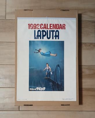 Laputa Calendario Giapponese 1992  Miyazaki Ghibli