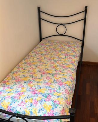 Letto singolo completo 80x190 stile ferro battuto