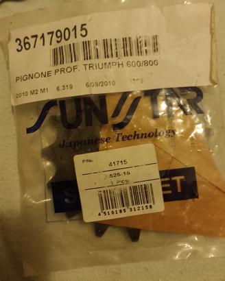 pignone a 15 denti passo 525