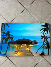Quadro: Maldive su tela