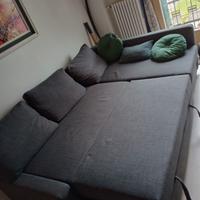 Divano letto con penisola