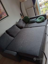 Divano letto con penisola