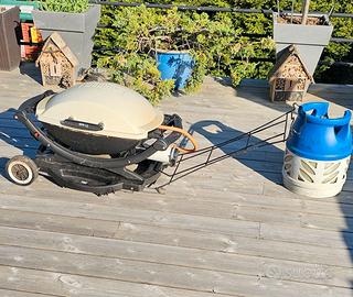 Weber Q2000 barbecue a gas