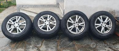 4 Cerchi lega 16 ottime condiz. con gomme Pirelli