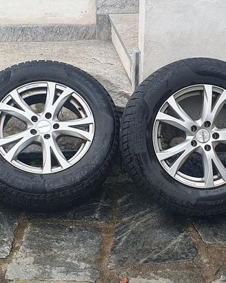 4 Cerchi lega 16 ottime condiz. con gomme Pirelli