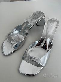 Eleganti sandali estate ZARA effetto specchio