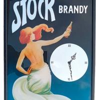 Specchio Pubblicitario Liquori STOCK con orologio