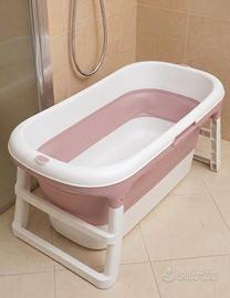 Vasca da bagno pieghevole portatile e richiudibile