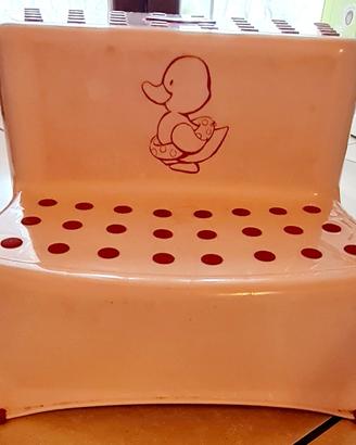 Sgabello a due gradini Little Duck