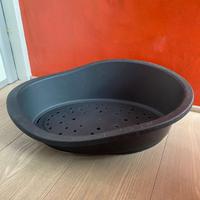 Lettino classic 50 per cani/gatti PVC nero, MP.