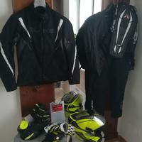 Abbigliamento set moto lady donna semi-nuovo Alike