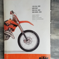 KTM 125-300 SX, MXC, EXC 2005 manuale d'uso e manu