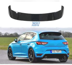 SPOILER ALETTONE SEAT LEON MK3 5P 13-20 NERO LUCID