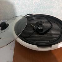 Bistecchiera elettrica con coperchio