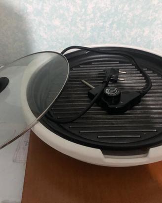 Bistecchiera elettrica con coperchio