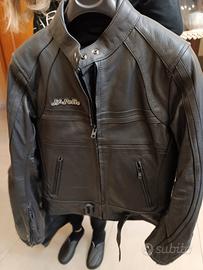 giubbotto pelle  moto