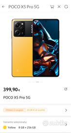 Poco X5 PRO 5G 8/256 GB YELLOW