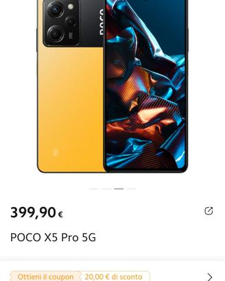 Poco X5 PRO 5G 8/256 GB YELLOW