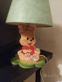 lampada bimbi in legno