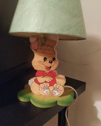 lampada bimbi in legno