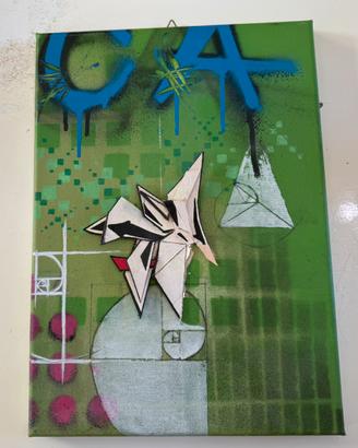 Tela Urban Art fluorescente