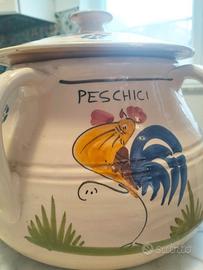 Zuppiera Artigianale in Terracotta con Coperchio