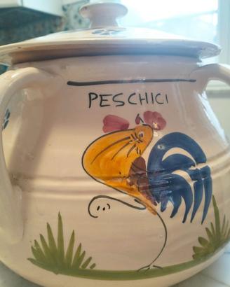 Zuppiera Artigianale in Terracotta con Coperchio