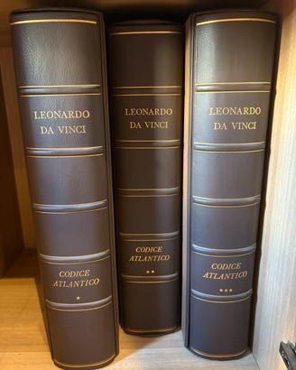 Leonardo da Vinci Codici 6 Volumi Pelle Ed. lim n